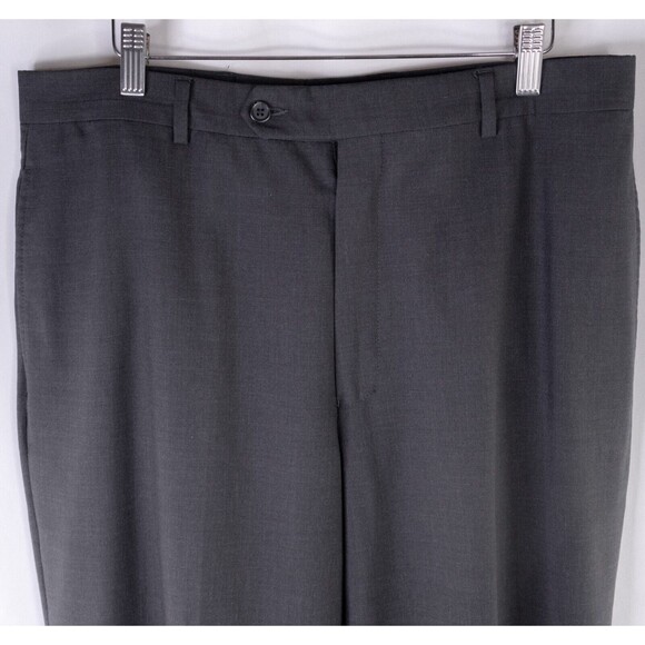 Jos A Bank 2-Pcs Solid Gray Suit Jacket Blazer Jacket Size 41R/S Pants 34X31 - Picture 15 of 16